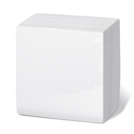 Servilleta 30x30 1c blanca c.6000
