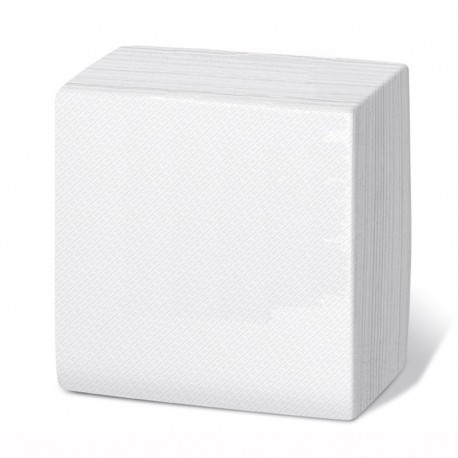 Servilleta 30x30 1c blanca c.6000