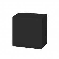 Servilleta 20x20 2c negra c.6000