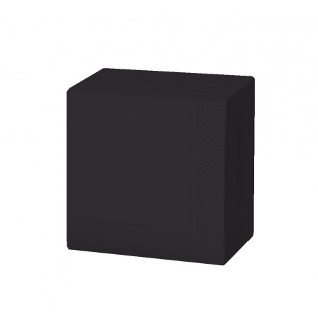 Tovalló 20x20 2c negre c.6000