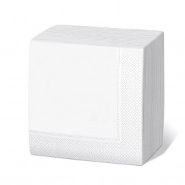 Servilleta 30x30 2c blanca c.4800