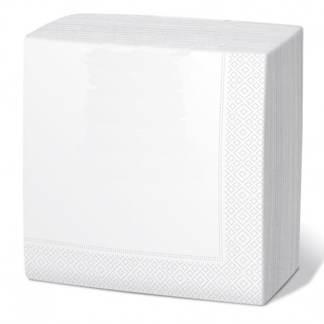 Servilleta 40x40 2c blanca c.2400