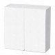 Servilleta 40x40 pta-pta 1/8 blanca c.1800