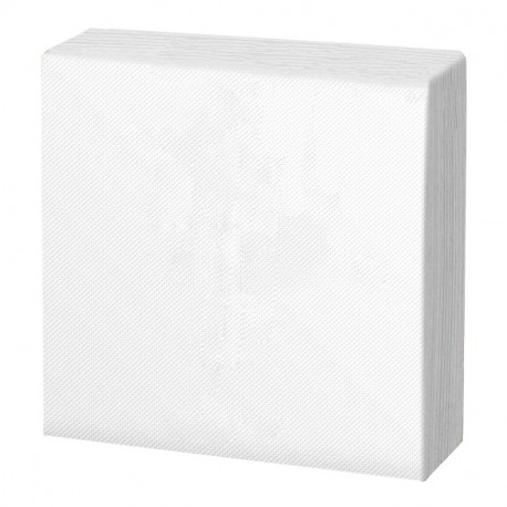 Tovalló 40x40 pta-pta blanc c.1800