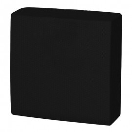 Servilleta 40x40 pta-pta negra c.1800