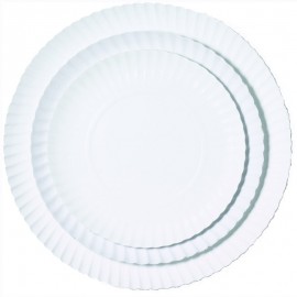 Plato cartón estriado 18cm p.100