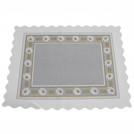 Blonda parafinada blanca 17x24 p.100