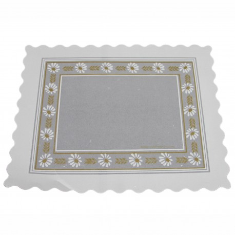 Blonda parafinada blanca 31x38 p.100