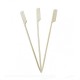 Pincho de bambú blanco 15cm p.100