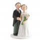 Pareja boda Clay ramo de flores 14cm p.2