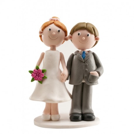 Parella casament Clay agafats mà 14cm p.2