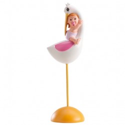 Cigonya amb nena 13,5cm p.6
