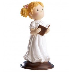Niña comunión con Biblia 13,5cm p.6