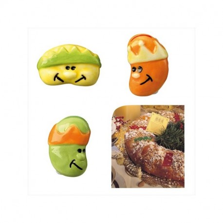 Surtido habas humor porcelana 2-2,5cm p.100