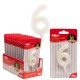 Display espelma aniversari fluorescent nº6 p.12