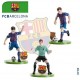 Set Pvc Fútbol F.C.Barcelona 7,5cm p.12