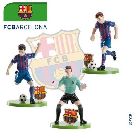 Set Pvc Futbol F.C.Barcelona 7,5cm p.12