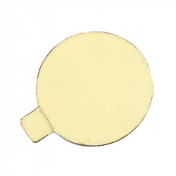 Disco cartón mini 8cm oro p.300