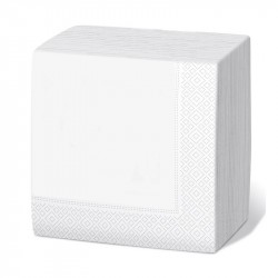 Servilleta 33x33 2c blanca c.3000