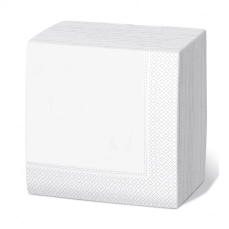 Tovalló 33x33 2c blanc c.3000