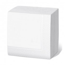 Servilleta 33x33 2c blanca c.3000