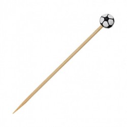 Pincho bambú fútbol 12cm c.1000