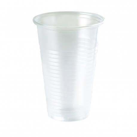 #Vaso trans. 250ml irromp. PP p.100