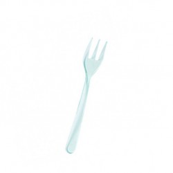 Mini forquilla verda transparent 9,5cm c.1000