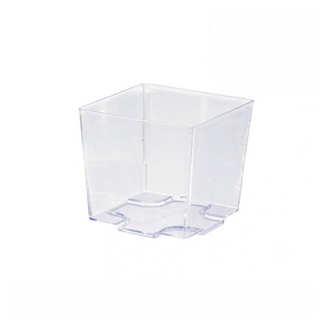 Vaso plástico cúbico 50x50x45 c.576