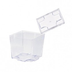 Tapa para vaso plástico cúbico 52x52 c.576