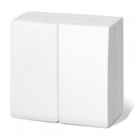 Servilleta 30x40 pta-pta 1/6 blanca c.2400