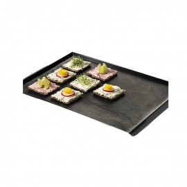 Bandeja efecto pizarra 370x270x10 c.50