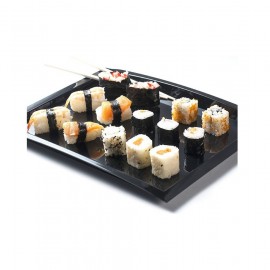 Bandeja PS negra 380x290 c.50