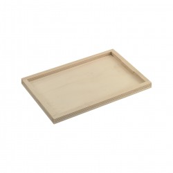 Bandeja madera GN1/4 265x175x10 c.30