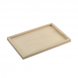 Bandeja madera GN1/2 325x265x10 c.30