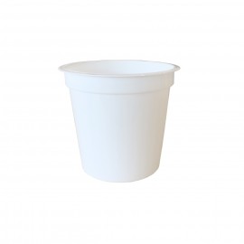 Tarrina PP 125cc Ø73mm blanca p.50