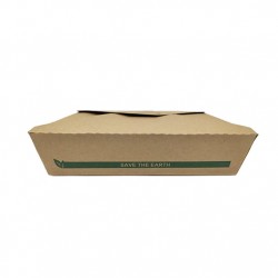 Estuche take away kraft 195x140x50 p.50