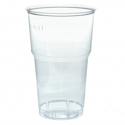 Vaso trans.400/500ml irromp. PP p.50 