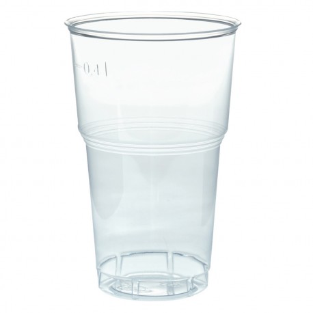 Vaso trans.400/500ml irromp. PP p.50 