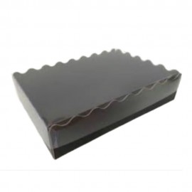 Base Duo Negro laminado mate 2 caras 27x21x6 c 50
