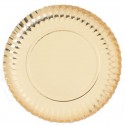 PLATOS CARTÓN LAMINADOS ORO